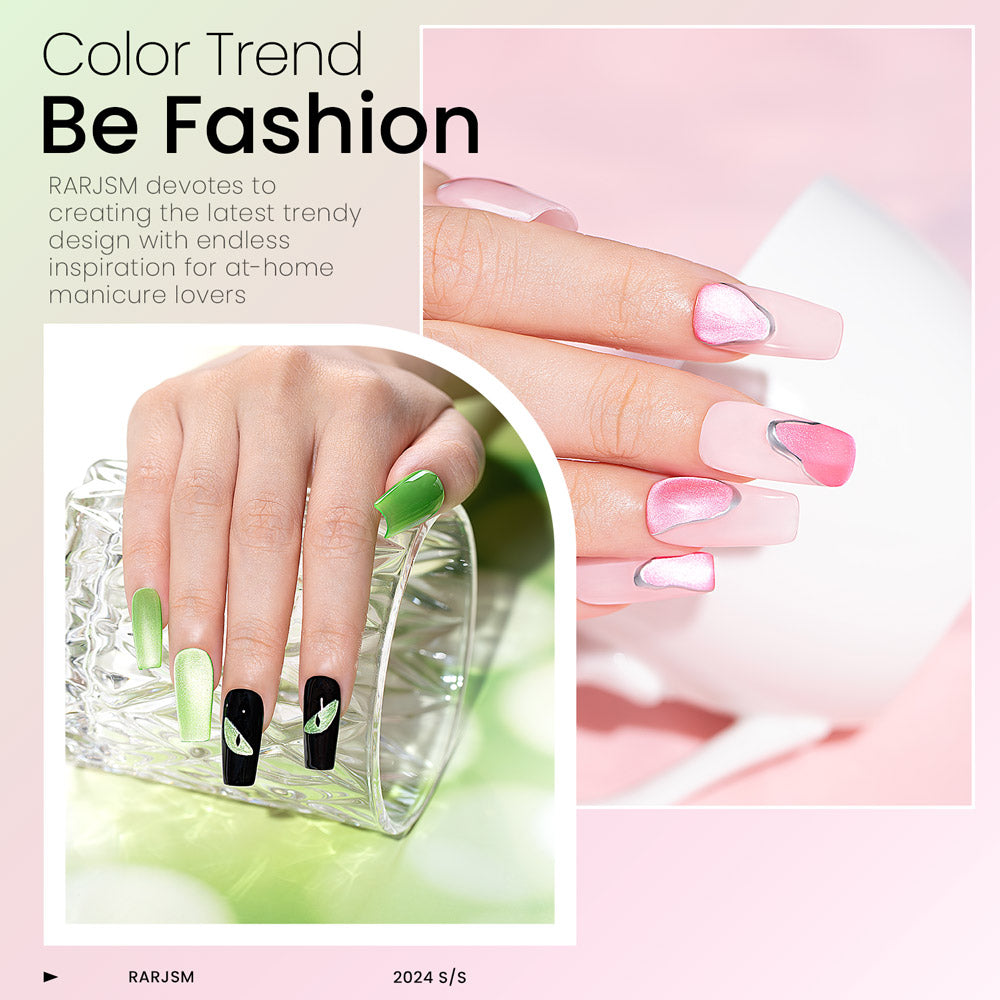 6 Colors Colorful summer Moonlit Velvet Cat Eye Gel Nail Polish Set 7.5 ml