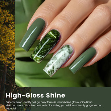 Gel-Nagellack der Dusk Forest-Serie, 6-Farben-Set, 7,5 ml