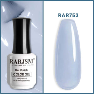 Clear Light Blue rarjsm Basic nail colors French Color Gel Nail Polish