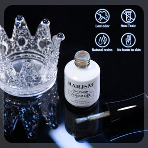 RARJSM gel polish low odor non-toxic natural resins no harm to skin HEMA TPO free safe ingredients