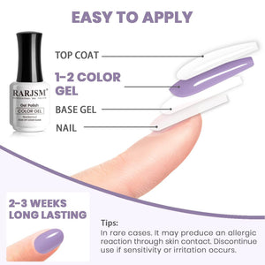 Blue Purple rarjsm Basic nail colors French Color Gel Nail Polish