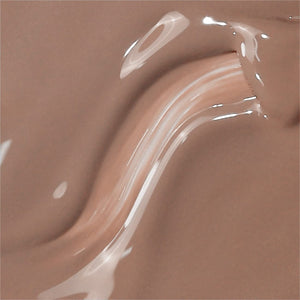 Chocolate brown gel texture smooth self-leveling creamy formula ultra-pigmented close-up