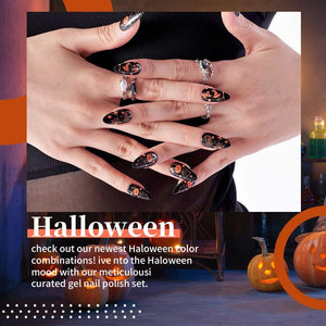 🎃Flash Sale🔥RARJSM ® Halloween Girl - 6 Shades Gel Nail Polish Set|7.5ml 6pcs