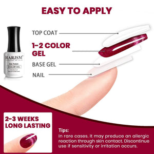RARJSM ®Purple Red 9D Ice Jelly Cat Eye Gel Polish 15ml