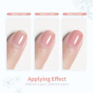 RARJSM ®Classic Color Gel Set |Icy Jelly Gel Nail Polish Set of 6 Translucent Colors|7.5 ml 6 PCS