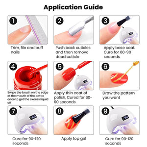 RARJSM ® Nail Art Gel Liner |Autumn Winter Collection | 12 Colors Nude Color Painting Nail Gel Polish Set|5ml 12pcs