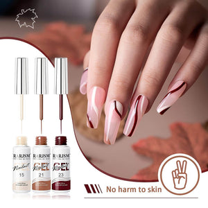 RARJSM ® Nail Art Gel Liner |Autumn Winter Collection | 12 Colors Nude Color Painting Nail Gel Polish Set|5ml 12pcs
