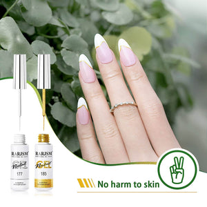 RARJSM ® Nail Art Gel Liner| Christmas Collection | 6 Colors Glitter Painting Nail Gel Polish Set|8ml 6pcs