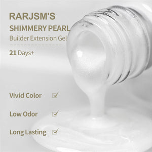 RARJSM ® Shell Thread Pearl Silver 6 in 1 Builder Gel | 15ml