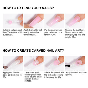 RARJSM ®Solid Builder Gel |Pink Purple Solid Building Extension Nail Gel | 15g