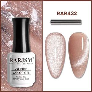 Rose Gold Velvet Jelly Cat Eye Gel Polish TPO HEMA Free 15ml #432