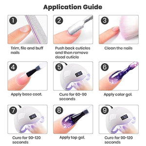 RARJSM ® Color changing gel nail polish 6 Colors Set 7.5ml