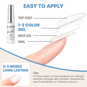 White | RARJSM ® Nail Art Gel Liner Painting Nail Gel Polish | 8ml #08