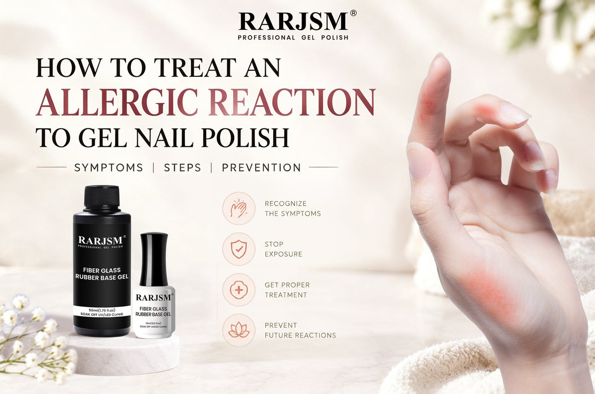 How to Treat an Allergic Reaction to Gel Nail Polish