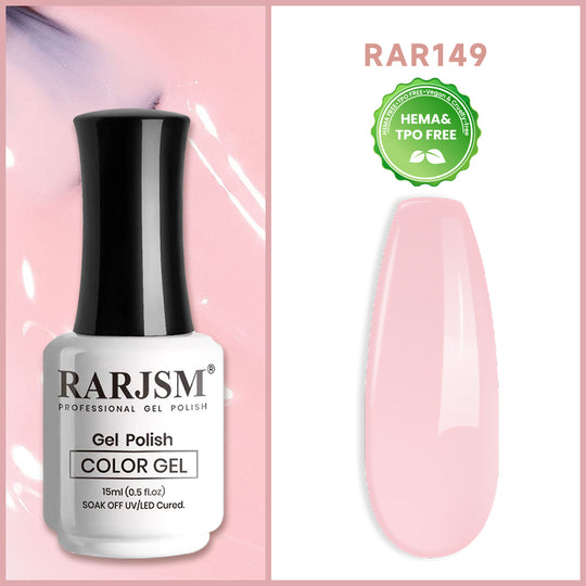 Rose laiteux | RARJSM ®Vernis gel de couleur classique |15ml #149