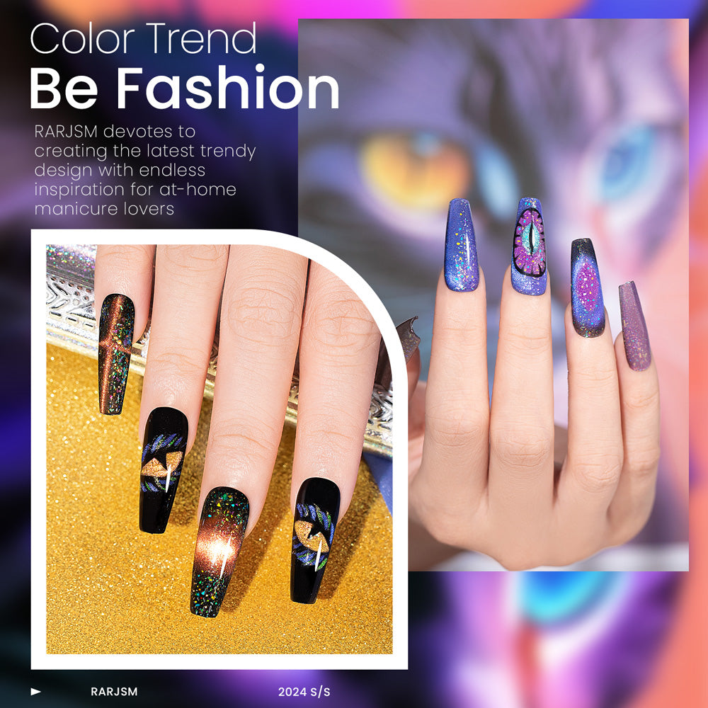 Peacock Vivid 9D smalto gel cat eye set 6 colori 7,5 ml