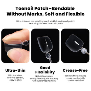 RARJSM toenail patch bendable flexible crease-free ultra-thin demonstration