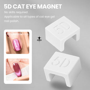 5D cat eye magnet universal compatibility all cat eye gel polish no skills required easy to use
