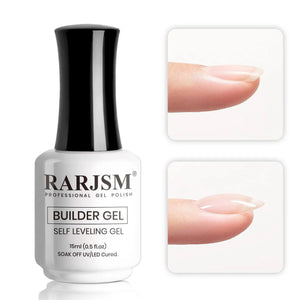 Builder Gel self leveling gel nail extension repair structure building smooth professional finish 15ml
