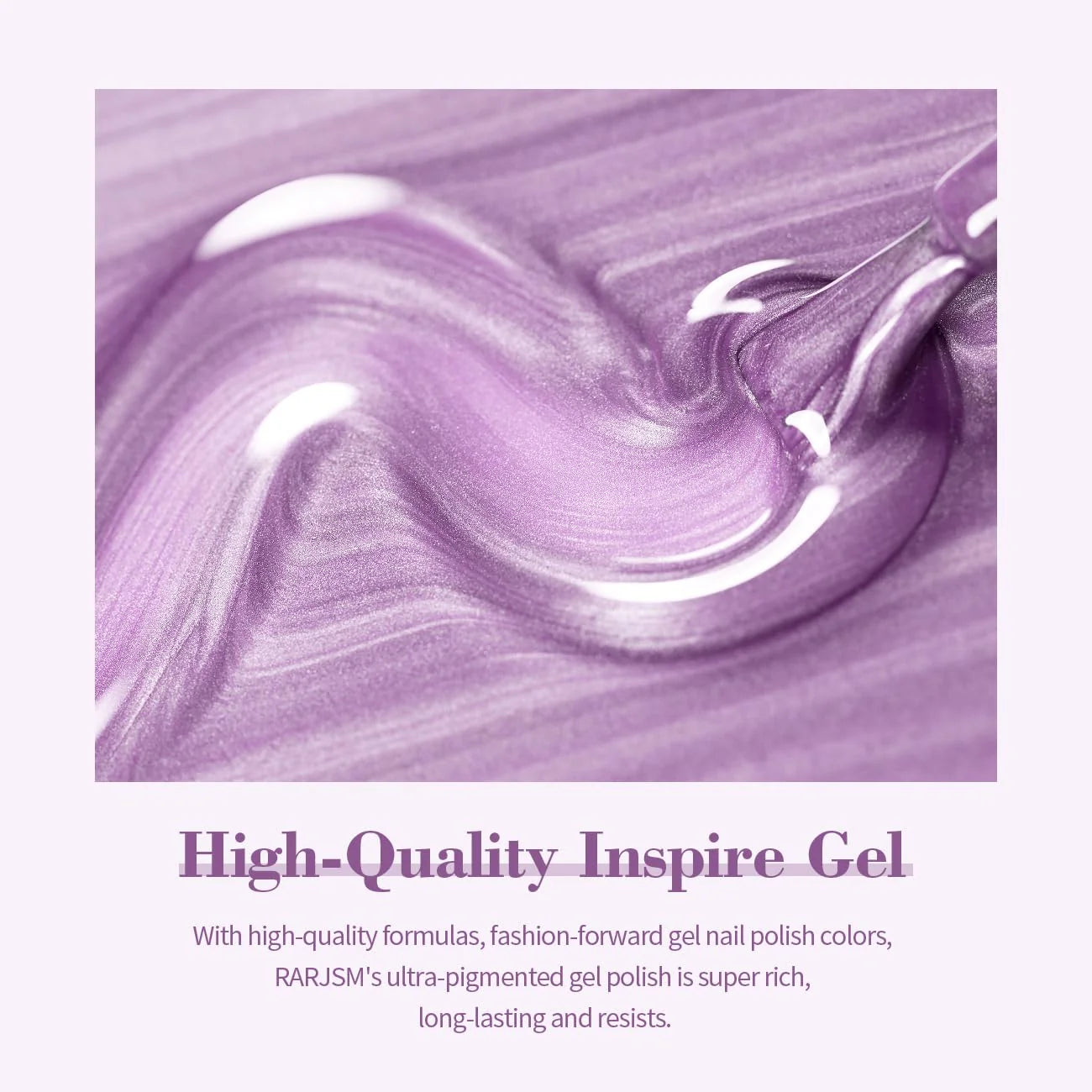 High-Quality Inspire Gel ultra-pigmented gel polish super rich long-lasting resists moonlight shimmer pearlescent
