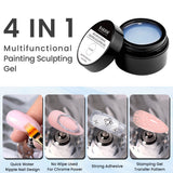 Gel para esculpir pintura multifuncional 4 en 1 sin limpiar