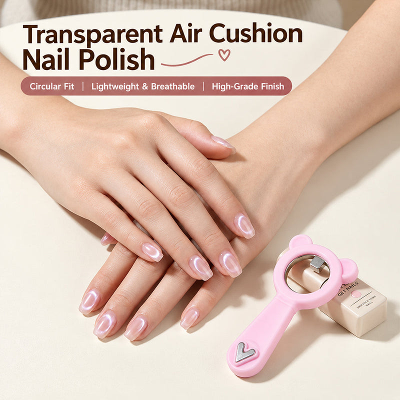 RARJSM ring cat eye magnet product detail showing ring head and heart tip dual-head design in pink