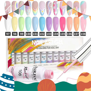 Pastel Macaron Gel Liner Shades 97-108 Complete Color Range