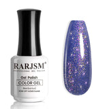 Flash Sale Bluish Purple Glitter Gel Nail Polish 15ml RAR743 - 57% OFF Limited Time Sale