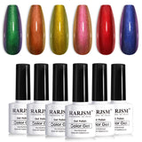 Vernis à ongles gel caméléon dégradé multichrome, ensemble de 6 couleurs d'automne, 7,5 ml