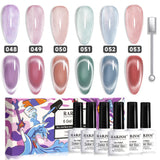 Ensemble de vernis à ongles gel œil de chat lumière de lune