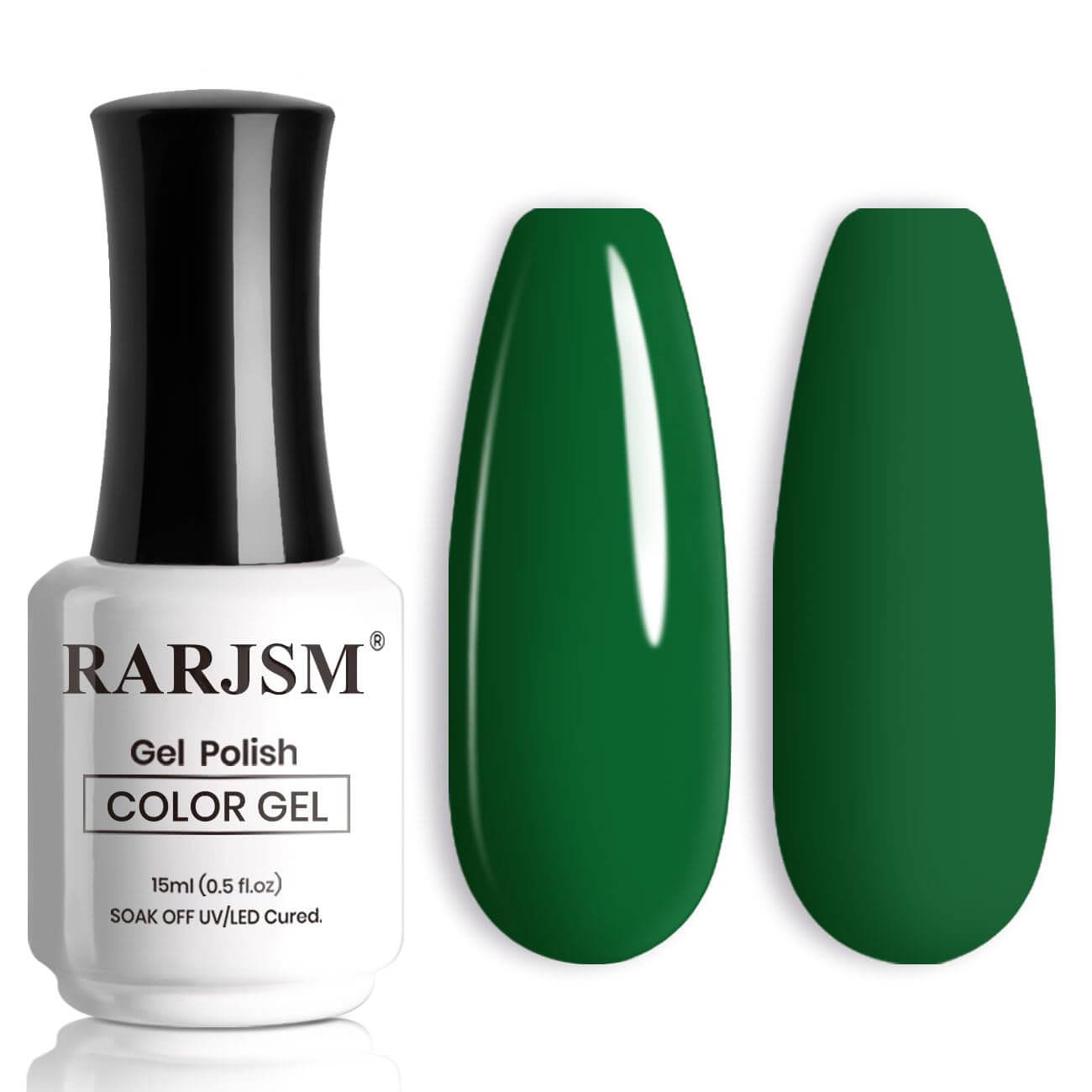 Esmalte de uñas en gel color verde esmeralda 15 ml #814