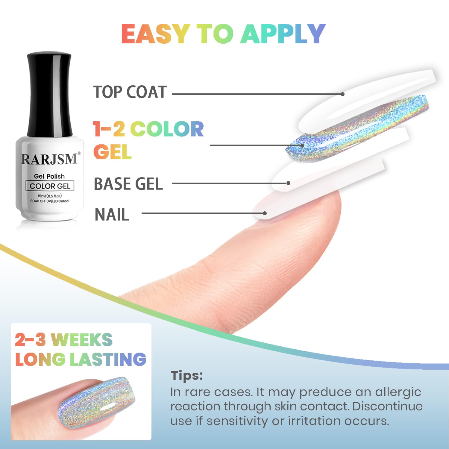 Easy to apply cat eye gel polish top coat 1-2 color gel base gel nail 2-3 weeks long-lasting tutorial
