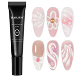 Gel sculptant 3D sans lingette Sparkle Silver pour les designs d'ongles