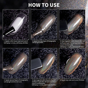 How to Create Galaxy Black Hole Cat Eye Effect with Magnet
