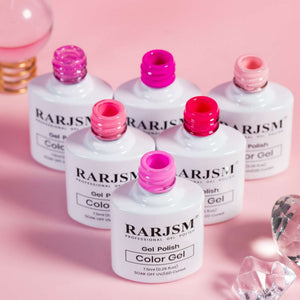 Barbie Pink | RARJSM ® 6 Colors Nail Gel Polish Set