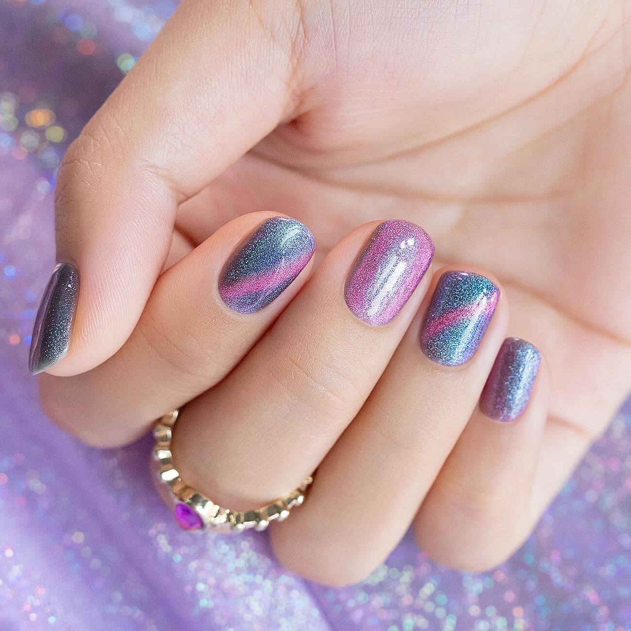 9D Cat Eye Gel Polish Sparkles Like Diamond Galaxy