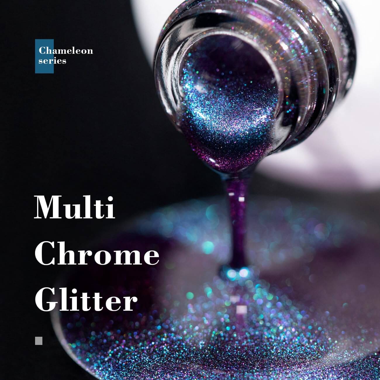 Dark Blue to Purple | RARJSM ®Holographic Chameleon Gel Nail Polish | 15ml #583
