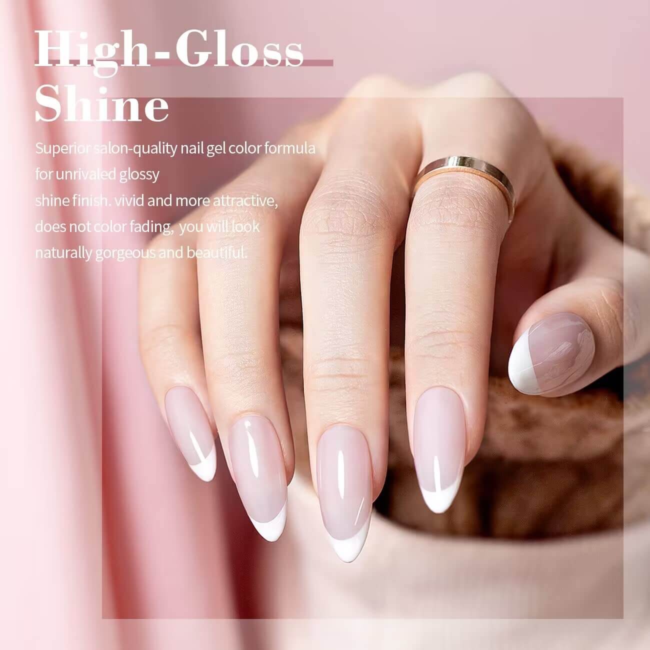 Light Purple rarjsm Basic nail colors Classic nude Gel Nail Polish