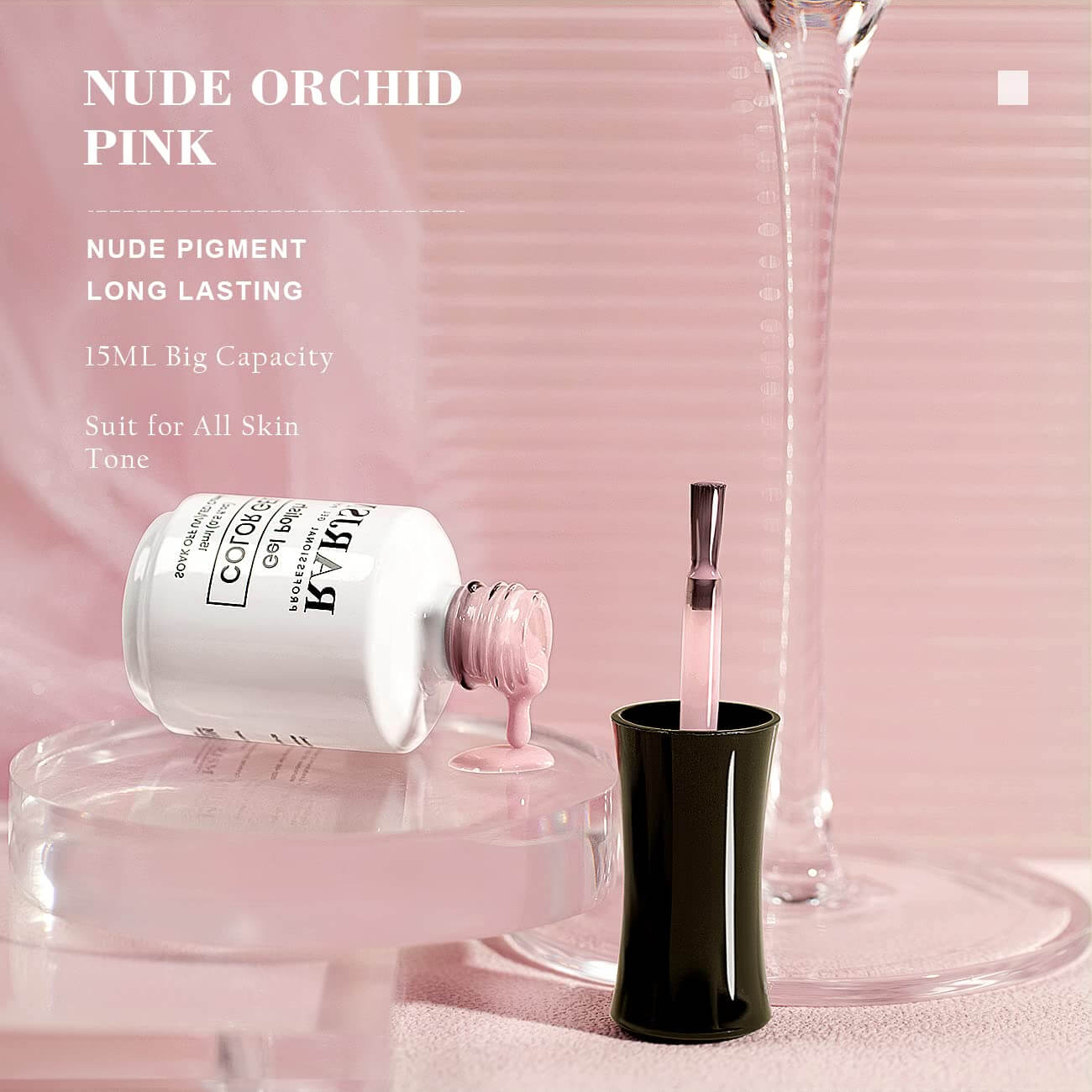 Oyster Pink|RARJSM ® Nude Pink Classic Color Gel Polish|15ml #535