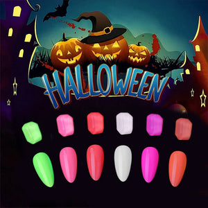 Purple | RARJSM ® Halloween luminous Glow In The Dark Color Gel nail Polish｜15ml