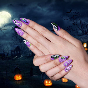 Purple | RARJSM ® Halloween luminous Glow In The Dark Color Gel nail Polish｜15ml