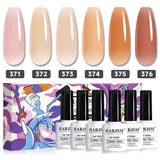 RARJSM ®Classic Color Gel Set | 6 Colors Caramel Macchiato Gel Polish Set | 7.5ml 6pcs