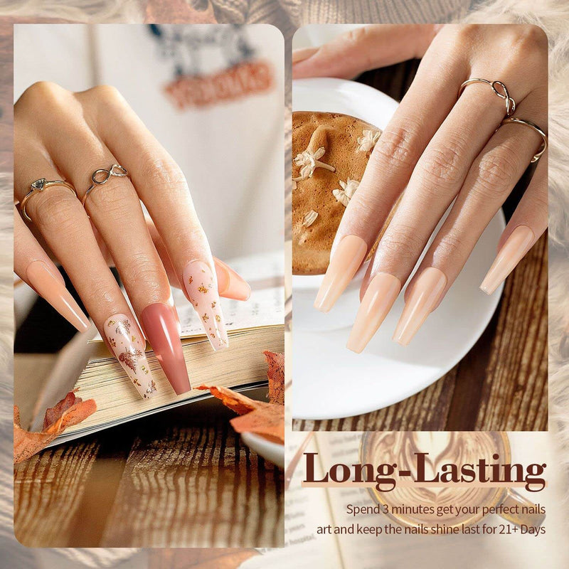 RARJSM ®Classic Color Gel Set | 6 Colors Caramel Macchiato Gel Polish Set | 7.5ml 6pcs