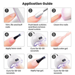 RARJSM ®Classic Color Gel Set |Icy Jelly Gel Nail Polish Set of 6 Translucent Colors|7.5 ml 6 PCS