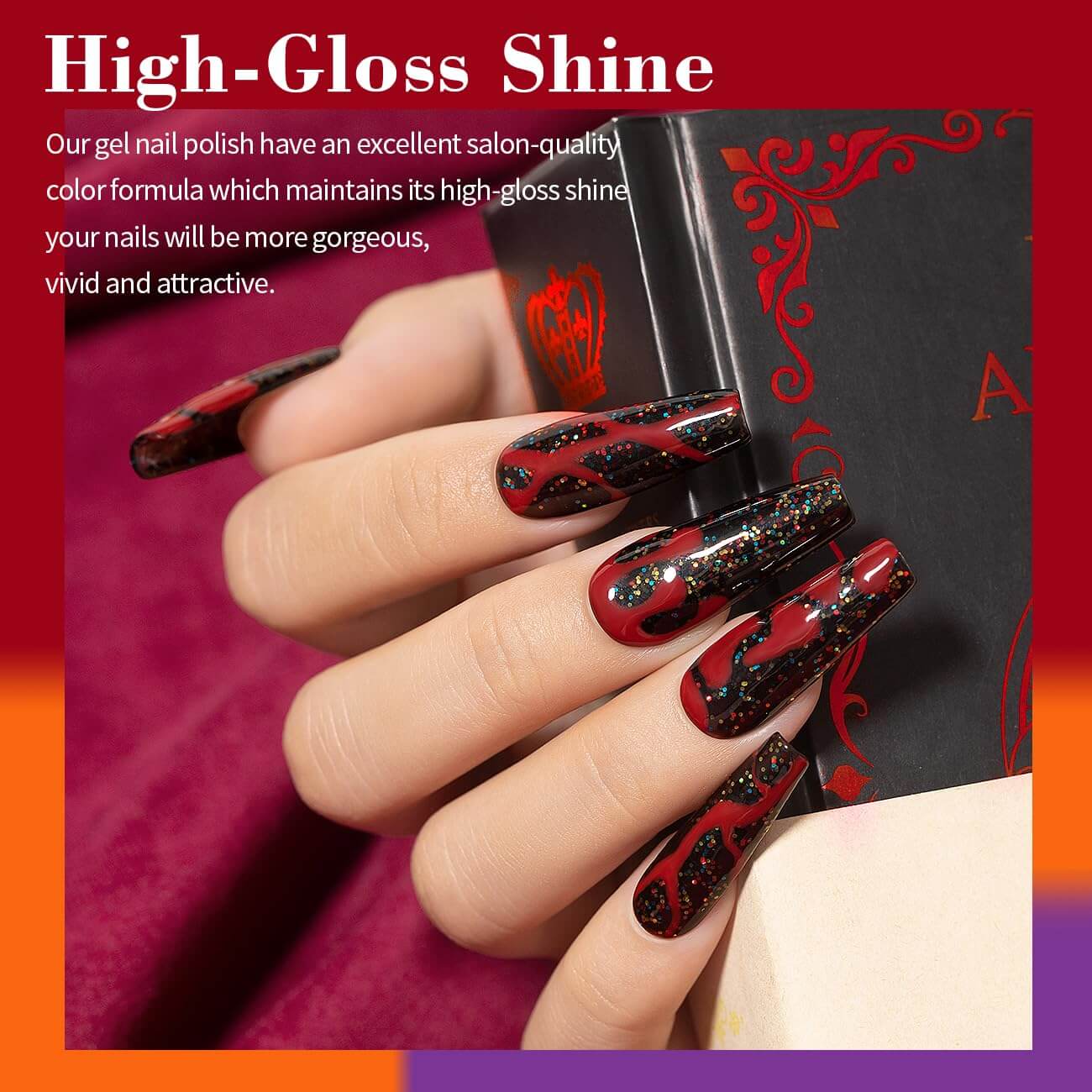 RARJSM ® Halloween Series Autumn Pumpkin 6 Shades Gel Nail Polish Set｜7.5ml 6pcs