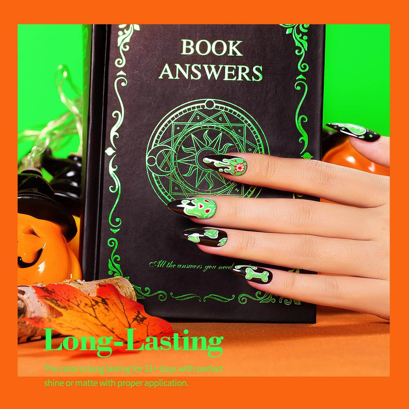 RARJSM ® Halloween Series Autumn Pumpkin 6 Shades Gel Nail Polish Set｜7.5ml 6pcs