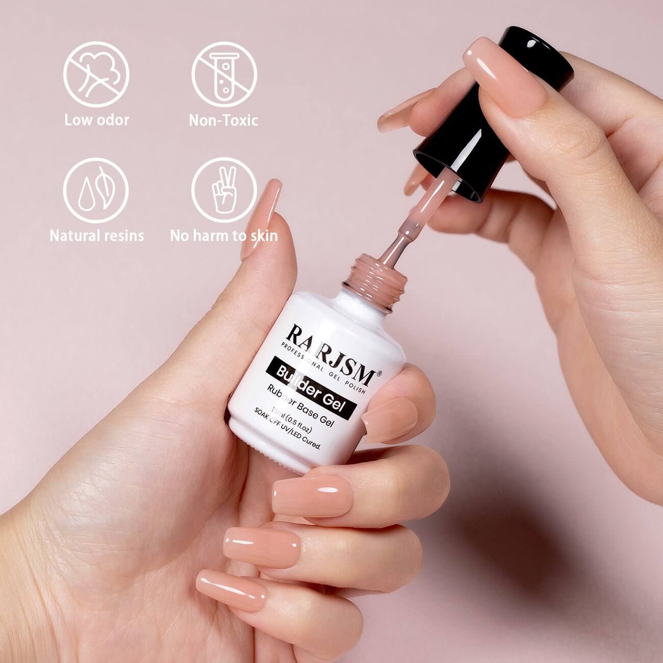RARJSM ® Nude Rose 6 in 1 Builder Gel | 15ml #502