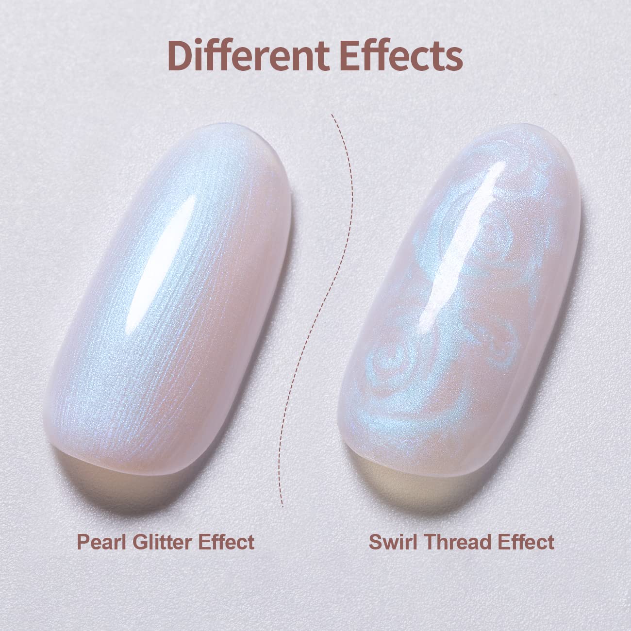 RARJSM ® Pearl White Shell Thread 6 in 1 Builder Gel |15ml #527