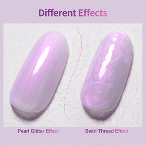 RARJSM ® Shell Thread Pearl Purple 6 in 1 Builder Gel | 15ml