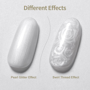 RARJSM ® Shell Thread Pearl Silver 6 in 1 Builder Gel | 15ml